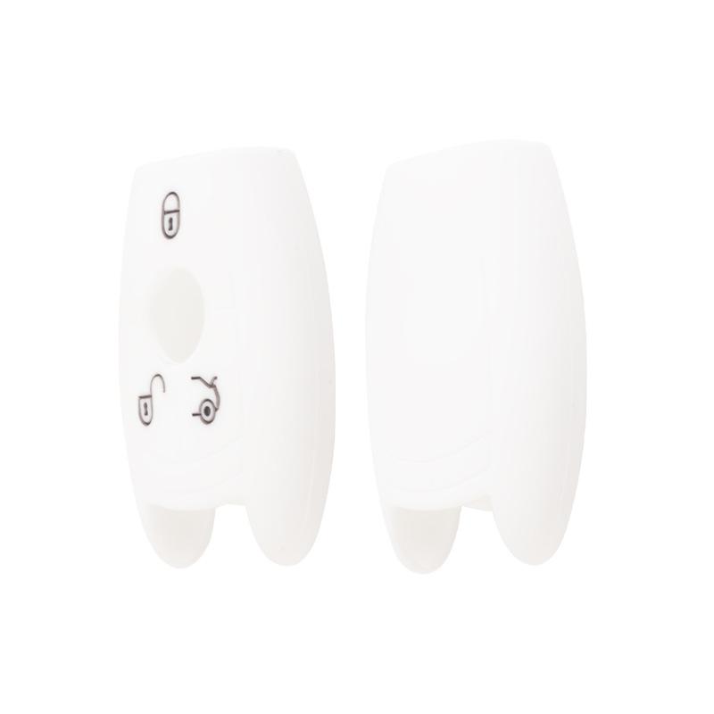 Suitable for Mercedes-Benz C200 Smart 3-button NEC Silicone Key Cover BENZ Soft Key Bag G50 Car Remote Control Protective Cover