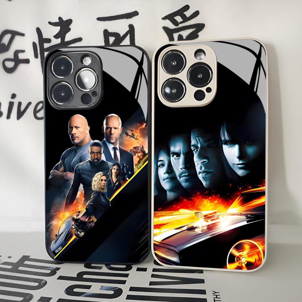Fast Furious Phone Case for Iphone 17 Air 16 15 14 12 11 13 Pro Max Mini Se Puls Glass Cover
