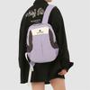 Unisex Backpack Color Block Nylon Backpack Outdoor Travel Bag