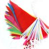 10Pcs Flag String Colorful Banner Decoration Hanging Pennant Decor 50M Length for Outoor