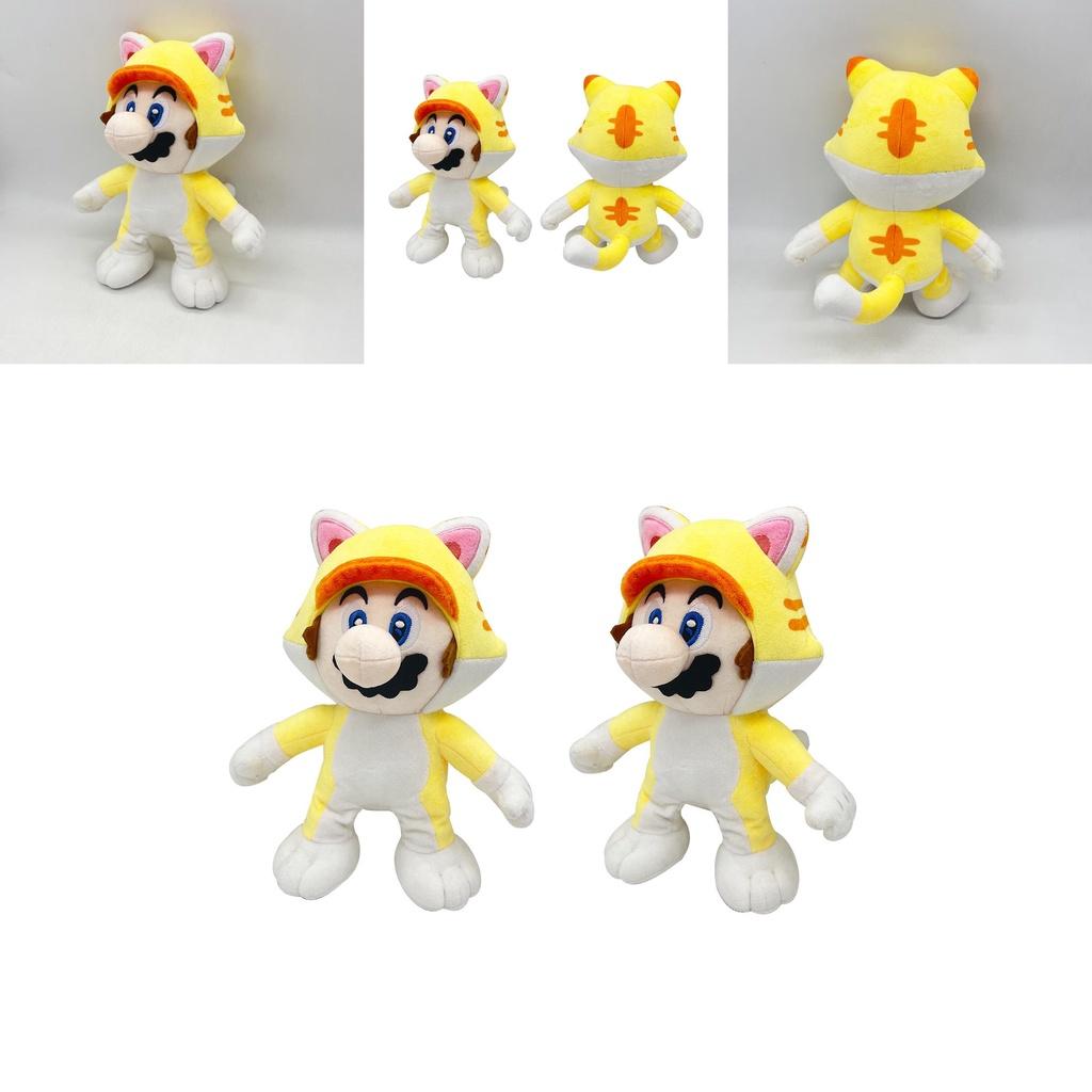 Katzen-Mario Plüschtier Weiches und entzückendes Stofftier für Kinder und Sammler
