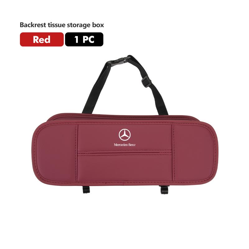 

Car Tissue Storage Drink Cup Holder Phone Bracket Seat Back Box For Mercedes Benz W211 W124 W176 W177 C180 C200 C260 C300 GLC