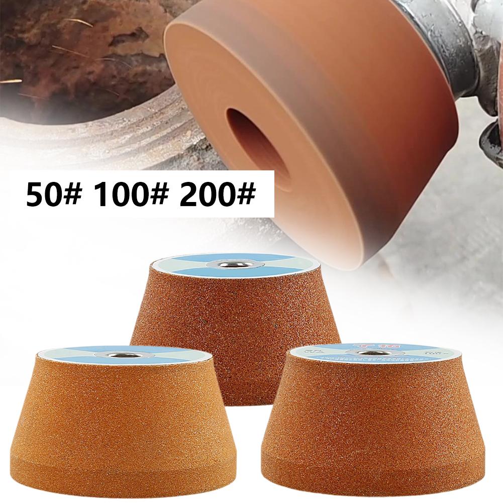1pc Polishing Wheel Emery Cup White Corundum Grinding Wheel For 100 Type Angle Grinder Grinding Polishing Trimming Power Tools