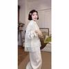French Openwork Crochet Turn-Down Collar Women's Shirt - Stylish Spring 2025 Casual Outerwear