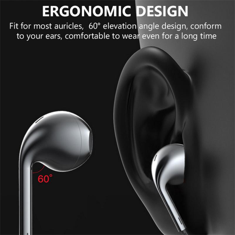 In-Ear-Bass-Stereo-Mobilkopfhörer mit Kabel, 3,5-mm-Sport-Ohrhörer, Musik-Headset mit integriertem
