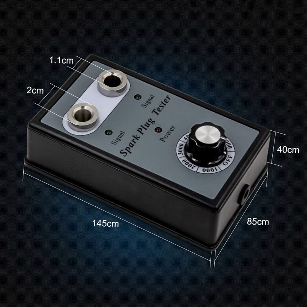 Vrttlkkfe Car Spark Plug Tester Ignition Tester Automotive Diagnostic Tool Auto Double Hole Analyzer Truck