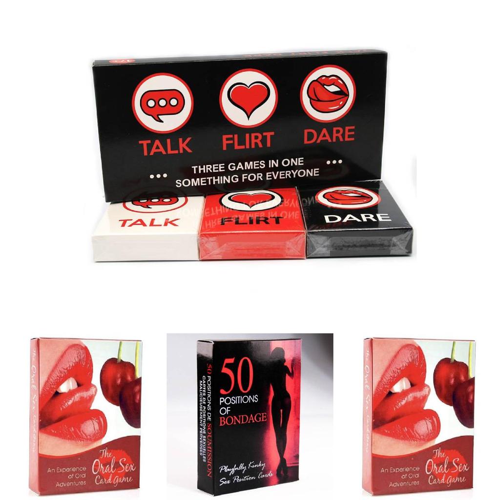 Jeu de Cartes Une Année de Sexe Édition Anglaise Idéal Pour les Couples Coquins dans la Chambre à Coucher