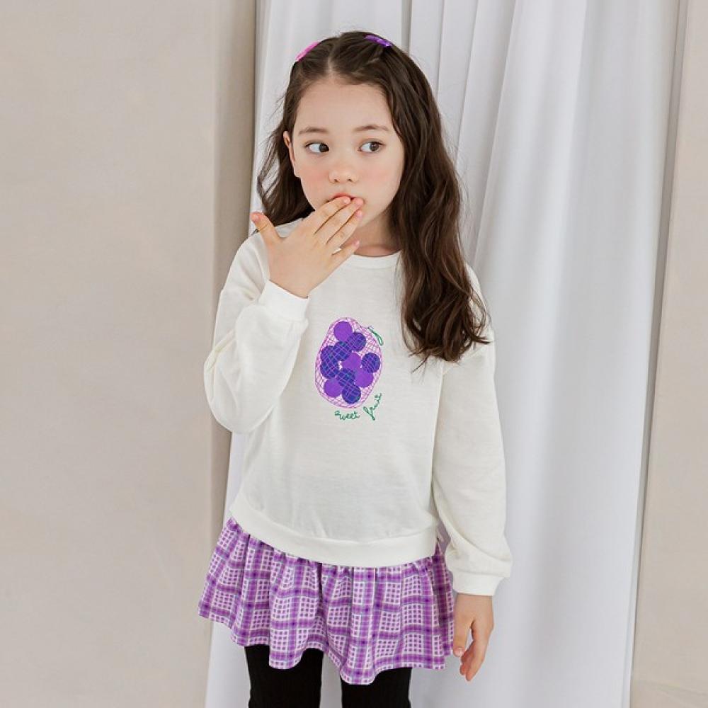 

Длинная толстовка Lilypuri Fruits Фиолетовая Purple/110