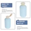 UKCOCO Travel Bottle Refillable Bottle 300ml Squeeze Container Flip Cap Shampoo Body Lotion Travel Business Trip Small Size 2-Pack (Sky Blue)