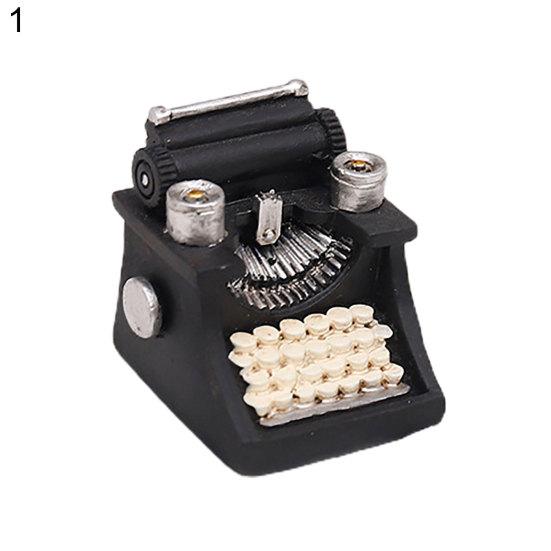 Retro Mini Figuren Display Form Harz Telefon Kamera Schreibmaschine Home Ornament