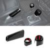 Gear Shift Knob Trim Handbrake Drive Mode Cover for Jeep Wrangler JL 18+ Black