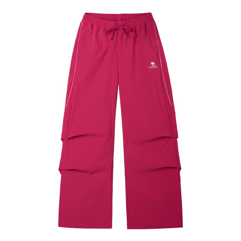 Camel Women's Quick-Dry Wide-Leg Cargo Pants