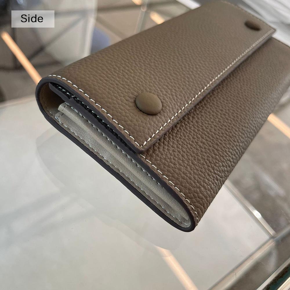 2025 Dámské peněženky z pravé kůže První vrstva hovězí kůže Dlouhá peněženka Dvoubarevné peněženky Psaníčka pro dámy Peněženky