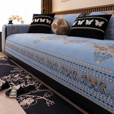 European Chenille Sofa Cushion Universal In All Seasons, High-Grade Non-Slip Thickened Simple Modern Fabric Seat Cushion, Cover Towel