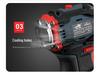 Brushless Dual-Speed Hand Drill with Lithium Battery and Metal Chuck