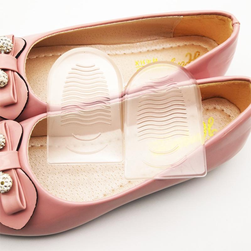 Transparent Silicone Anti-slip Heel Cushion: Thickened, Shock Absorbing, Massage Pad, Invisible and Anti-wear, Half-Size GEL