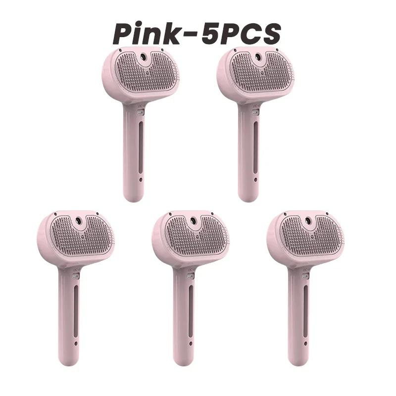 1-10PCS Painless Pet Hair Removal Comb USB Rechargeable Detangling Brush For Dogs Cats Grooming Slicker Cleaning Tool