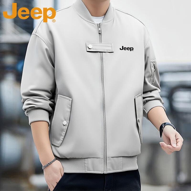 JEEP Men's Casual Baseball Jacket
