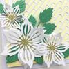 8Pcs Flower Leaves Metal Cutting Die Embossing Stencil Scrapbook Paper Card
