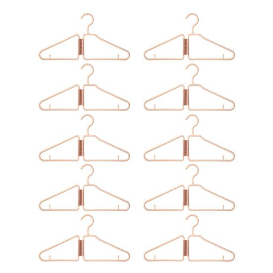 10/20Pcs Coat Hanger Foldable Thickened Strong Load-Bearing Anti-Slip Shoulder Design Small