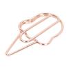 100Pcs Funny Planner Clips Innovative Color Lasting Anti Rust Electroplating Process Gold Paper Clip