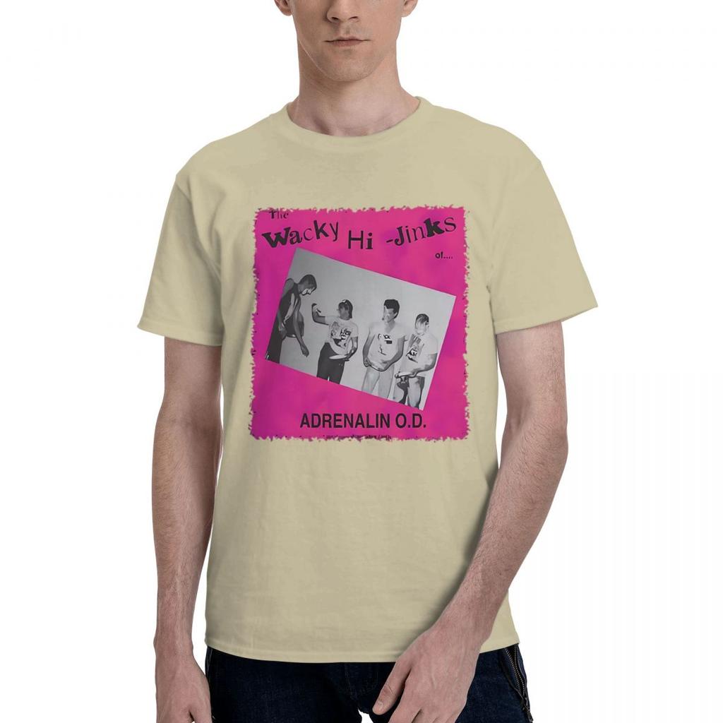 The Wacky HiJinks Of Adrenalin OD 1 100 Cotton Casual Breathable Confortable Cute Funny Ugus TShirts Men TShirt