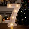 LED Letter & Number Lights: Multicolor Decorations for Birthdays, Proposals, Weddings, and Parties