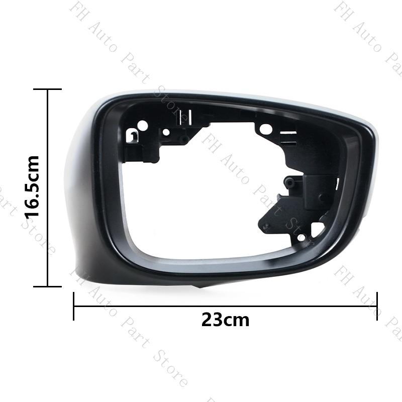 Car Wing Door Side Exterior Rearview Mirror Frame Case Trim Housing Shell For Mazda 3 Axela 2017 2018