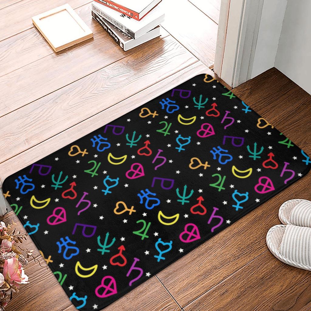 Anime Sailors Moons Doormat Anti-Slip Entrance Bathroom Kitchen Floor Door Mat Garage Rug Carpet Footpad