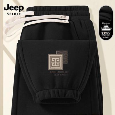 JEEP SPIRIT Men's Loose Fit Jogger Casual Pants