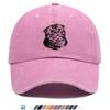 Pc Abstract Art Dog Face Pattern Printed Baseball Cap Trendy  Design Unisex Adjustable Duckbill Hat Fashionable Street Style