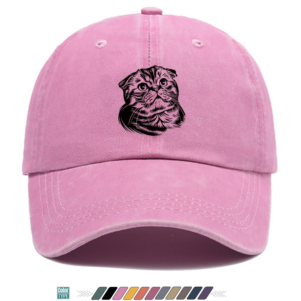 Pc Abstract Art Dog Face Pattern Printed Baseball Cap Trendy Design Unisex Adjustable Duckbill Hat Fashionable Street Style