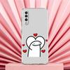 Phone Case For Samsung A56 A36 A26 A24 A16 A14 A12 A32 A50 A70 A22 A40 A34 A54 A42 A52 5G A06 Cover Cute Matchstick Men Couple