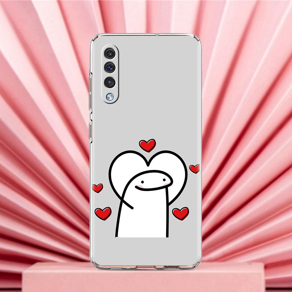 Phone Case For Samsung A56 A36 A26 A24 A16 A14 A12 A32 A50 A70 A22 A40 A34 A54 A42 A52 5G A06 Cover Cute Matchstick Men Couple