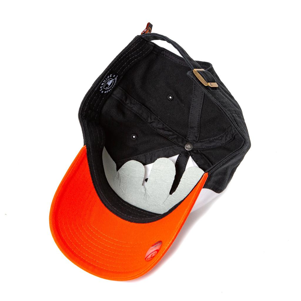 47 Brand Cap 47 Clean Up Baltimore Orioles White Orange
