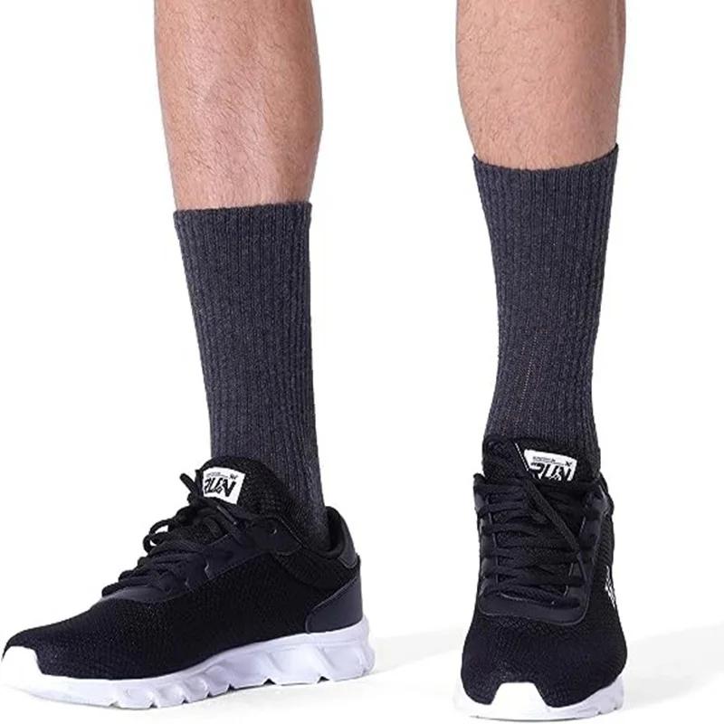 5 Paar Sportsocken für Herren, Sport- und Laufsocken, Wadensocken, gepolstert, atmungsaktiv, Outdoor-Crew-Socken für Männer und Frauen