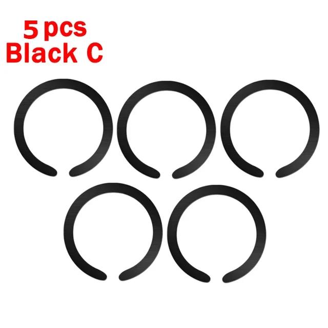 7/5/1pcs Universal Stainless Steel Magnetic Metal Plate Ring for Apple IPhone 15 14 Magsafe Wireless Charger Metal Iron Stickers
