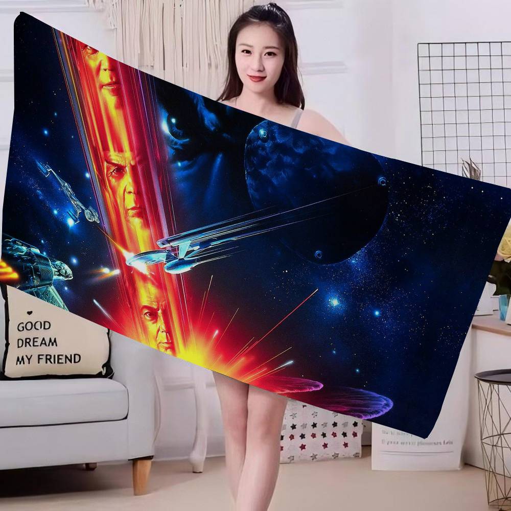 Star T-Treks Big Microfiber Beach Towels Quick Dry Towel Sand Beach Towels Pool Towel for Travel Swim Pool Yoga
