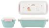 Skater Bento Easy to Single 530ml Domed Dishwasher and Microwave Made in Crayon Pastel Box, Biomass, Clean, Tier, Capacity, Lid, Safe, Japan,