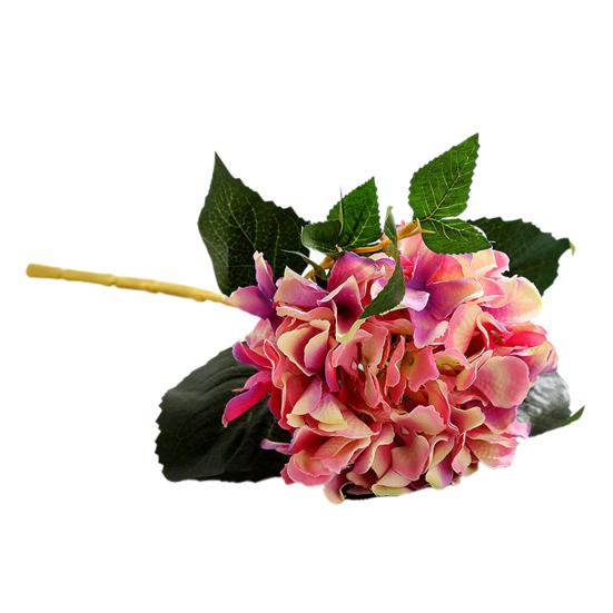 1 Stück künstliche Hortensie, lichtbeständig, realistisch, lebendige Farben, Fotografie-Zubehör, Kunstseidenblume für Hochzeit