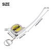 Soft Steel Ruler Metric Inch Tape Multipurpose Measure Tape Compact Design
