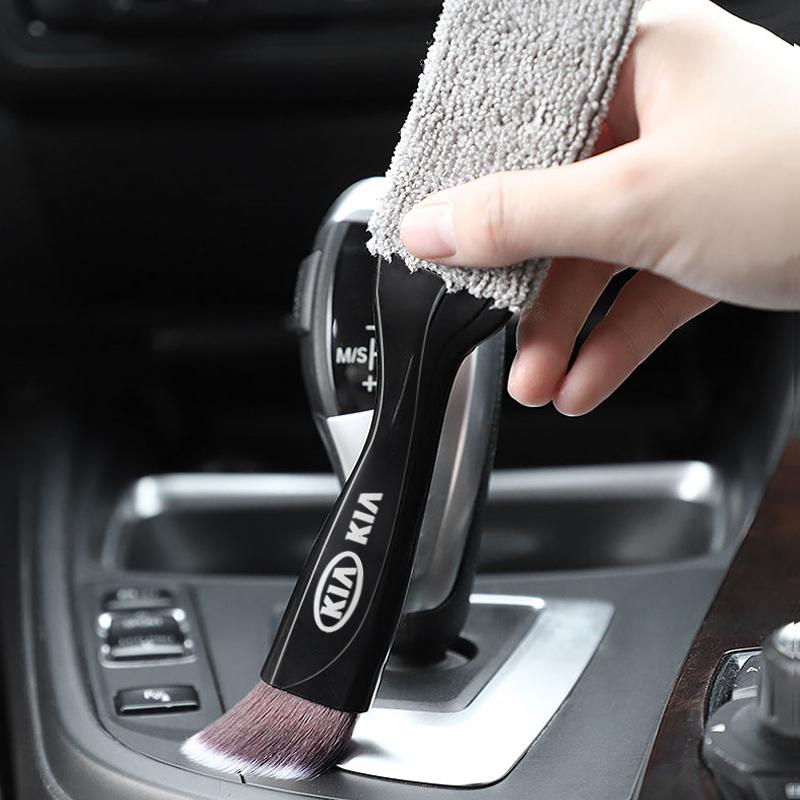 For KIA Rio Ceed Sportage Cerato Sorento Picanto K5 Car Conditioning Air Outlet Cleaning Brush Interior Washer Auto Accessories