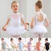 Sommer Ballett-Leotard für Mädchen mit Spitzen-Patchwork