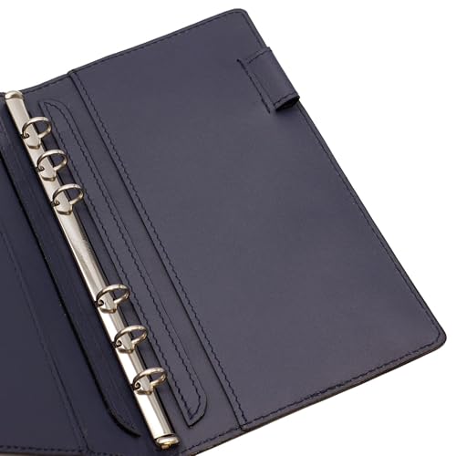 CCOMPANY LIMITED Planner, Made In Japan, A5 Size, Bible Size, Bible Slim Size, with Pen Holder, Turner 2 Second (Bible Slim Size, Navy)