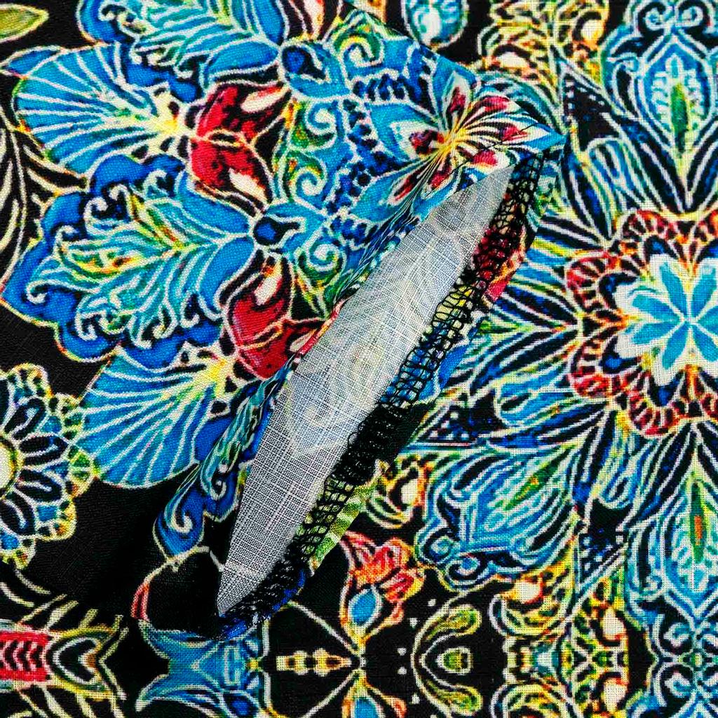 Women Half Sleeve V-Neck Casual Hot Vacation Printed Short   Dress