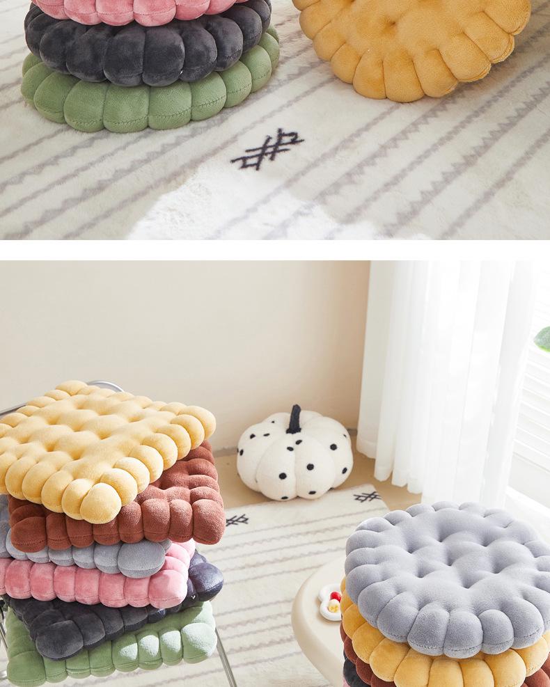 Large Biscuit Futon Tatami Cushion: Comfortable Floor and Chair Pad for Long Sitting Sessions