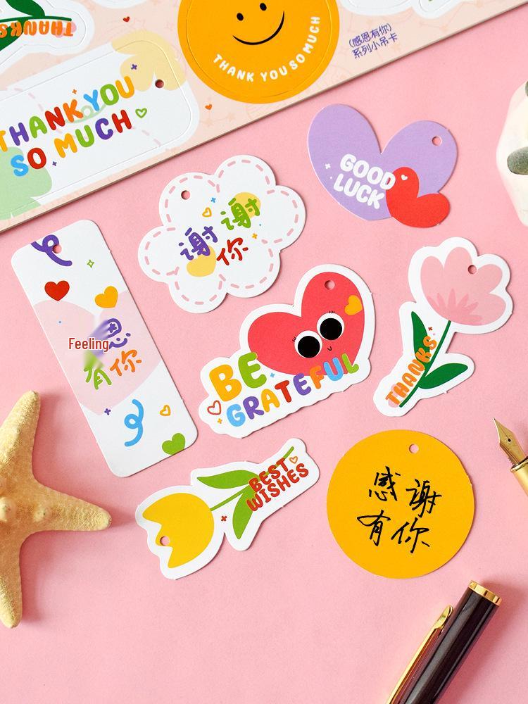 Thanksgiving Gift Tags for Kindergarten & Elementary Students - Perfect for Decorations & Pendants