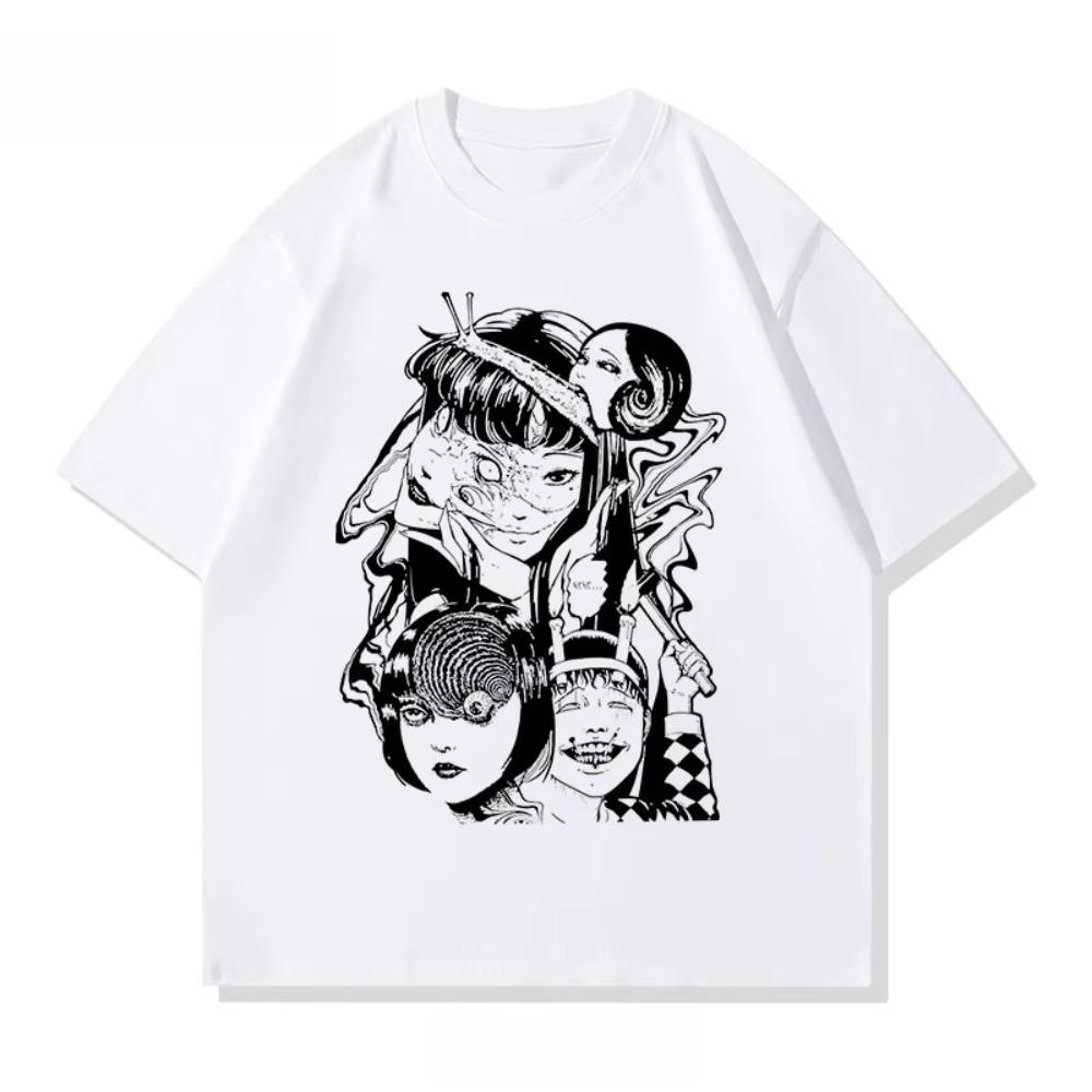 

2025 New Casual Short Sleeve T-Shir Print Cotton Regular Fit Round Neck Breathable Loose Unisex Tee Men Women Clothing S