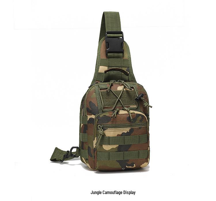 Tactical Camouflage Chest Rig Bag - Oxford Cloth Crossbody for Cycling & Sports