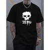 Europäische Größen Neues Sommer-Freizeit-T-Shirt für Herren mit geripptem Rundhalsausschnitt und kurzen Ärmeln, erfrischend und bequem
